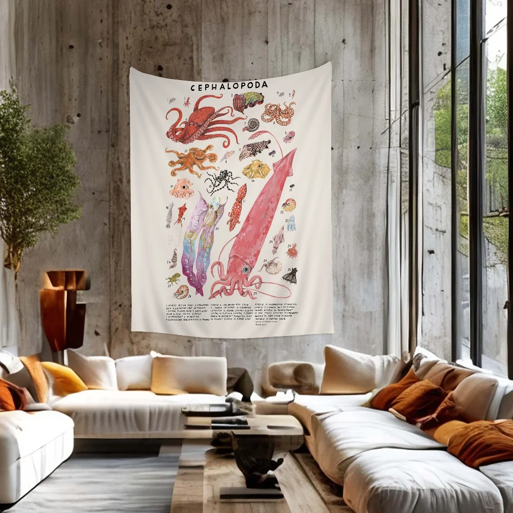 Abstract Marine Organisms Jellyfish Whale Squid Fishes Printed Large Tapestry Indian Buddha Wall Bohemian Hippie Wall Art Decor
Abstract Marine Organisms Jellyfish Whale Squid Fishes Printed Large Tapestry Indian Buddha Wall Bohemian Hippie Wall Art Decor