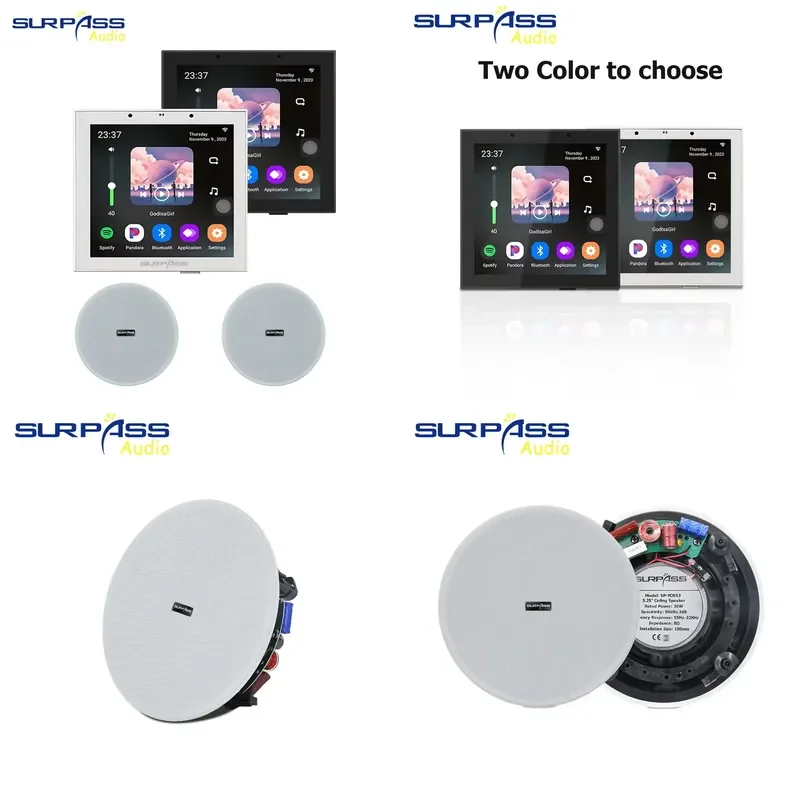 【CHIMU HOME】 PW430T+FCR53 for Home Background Music Host Ceiling Mounted Sound System Fixed Impedance Ceiling Speaker Set
【CHIMU HOME】 PW430T+FCR53 for Home Background Music Host Ceiling Mounted Sound System Fixed Impedance Ceiling Speaker Set