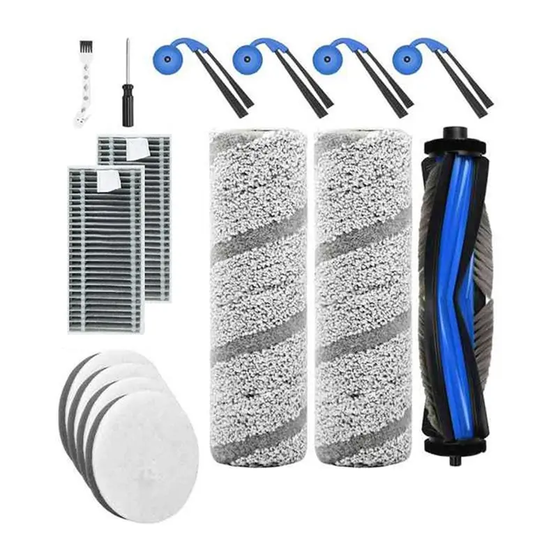 A07R Main Side Brush Roller Mop Filter Base Station Cotton 15PCS For Ecovacs Deebot X11 Omnicyclone Robot Vacuum Replacement
A07R Main Side Brush Roller Mop Filter Base Station Cotton 15PCS For Ecovacs Deebot X11 Omnicyclone Robot Vacuum Replacement