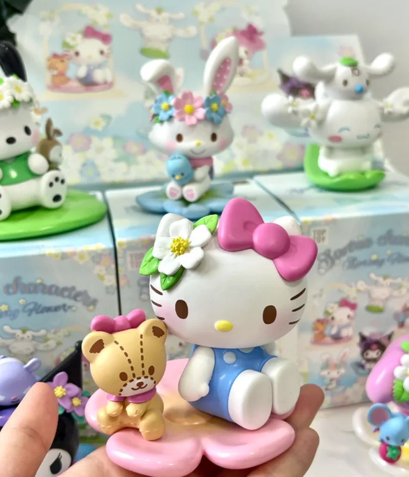 Новое поступление, серия Sanrio Flower, слепая коробка, милый котенок, крутой Komori, милая игрушка, украшение для рабочего стола, модные коллекционные предметы 
Новое поступление, серия Sanrio Flower, слепая коробка, милый котенок, крутой Komori, милая игрушка, украшение для рабочего стола, модные коллекционные предметы