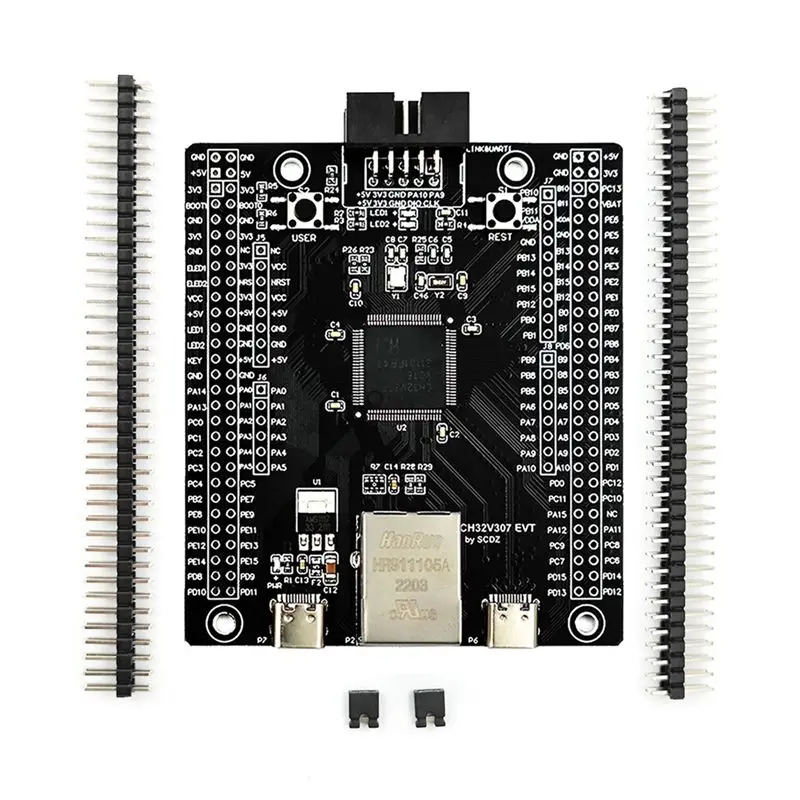 CH32V307 Evaluation Board RISC-V MCU Onboard Wch-Link CH32V307VCT6 CH32V307V-EVT-R1 WCH Easy Install
CH32V307 Evaluation Board RISC-V MCU Onboard Wch-Link CH32V307VCT6 CH32V307V-EVT-R1 WCH Easy Install