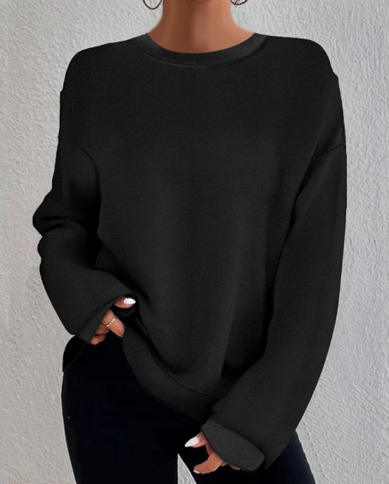 Women Casual Hooded Sweatshirt Print Loose Spring Long Sleeve Solid Simple Tops Lazy Style Round Neck Pullover 2024 Streetwear
Women Casual Hooded Sweatshirt Print Loose Spring Long Sleeve Solid Simple Tops Lazy Style Round Neck Pullover 2024 Streetwear