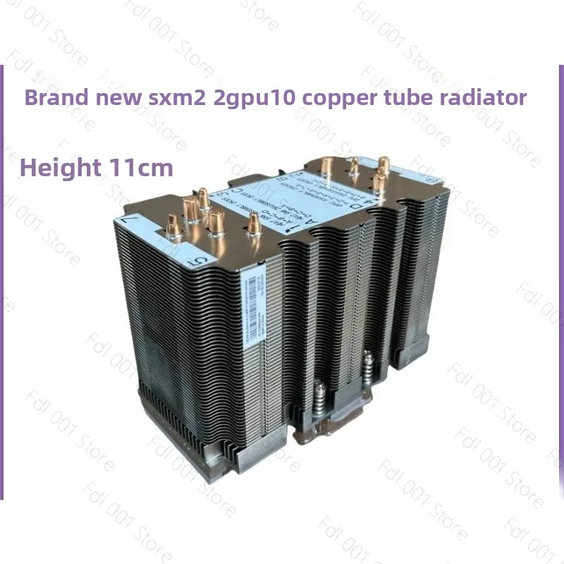 New SXM2 GPU Heat Sink V100 P100 Heat Sink 10 Copper Tube Heat Dissipation Height 11cm
New SXM2 GPU Heat Sink V100 P100 Heat Sink 10 Copper Tube Heat Dissipation Height 11cm