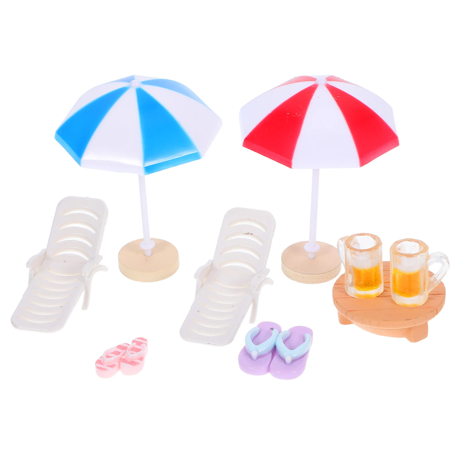 1 Set Miniature Beach Furniture Dollhouse Ocean Decor Chairs Umbrella Table Beer Cup Slippers Diy Fairy Garden Scene Projects
1 Set Miniature Beach Furniture Dollhouse Ocean Decor Chairs Umbrella Table Beer Cup Slippers Diy Fairy Garden Scene Projects