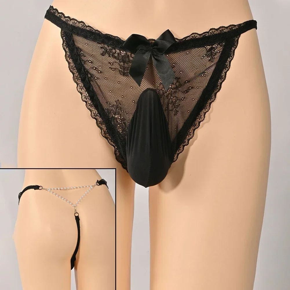 For Men Low Rise Men's Underpants Hollow Lace Underwear Black Breathable Bulge Pouch Underwear Sissy Underwear
For Men Low Rise Men's Underpants Hollow Lace Underwear Black Breathable Bulge Pouch Underwear Sissy Underwear