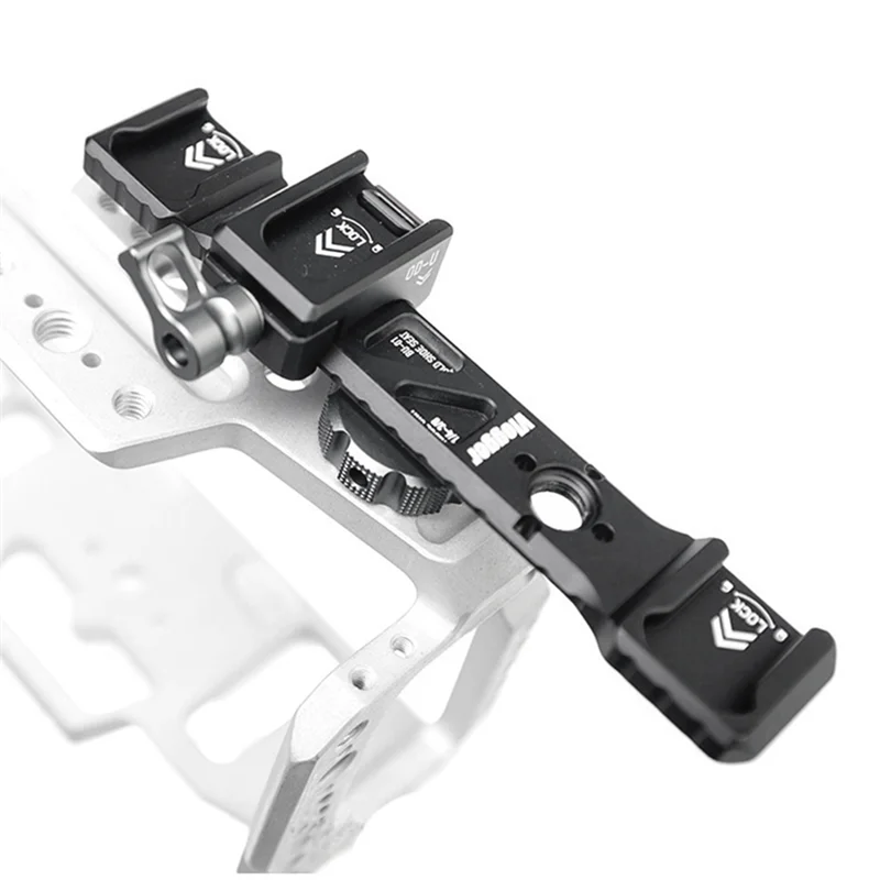 1 PCS Dual Hot Shoe Mount Extension Bracket Plate Adapter Black 1/4 Tripod Cold Shoe DSLR Camera Vlog Light Holder Monitor Stand
1 PCS Dual Hot Shoe Mount Extension Bracket Plate Adapter Black 1/4 Tripod Cold Shoe DSLR Camera Vlog Light Holder Monitor Stand