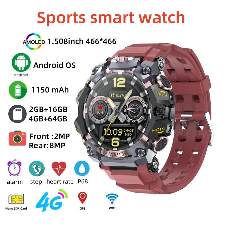 Q668 Смарт-часы 4G/5G Android 9.0 GPS WIFI SIM-карта 1,508 дюйма Большой Amoled Экран 800 Вт HD Двойная камера Видеозвонок Смарт-часы
Q668 Смарт-часы 4G/5G Android 9.0 GPS WIFI SIM-карта 1,508 дюйма Большой Amoled Экран 800 Вт HD Двойная камера Видеозвонок Смарт-часы