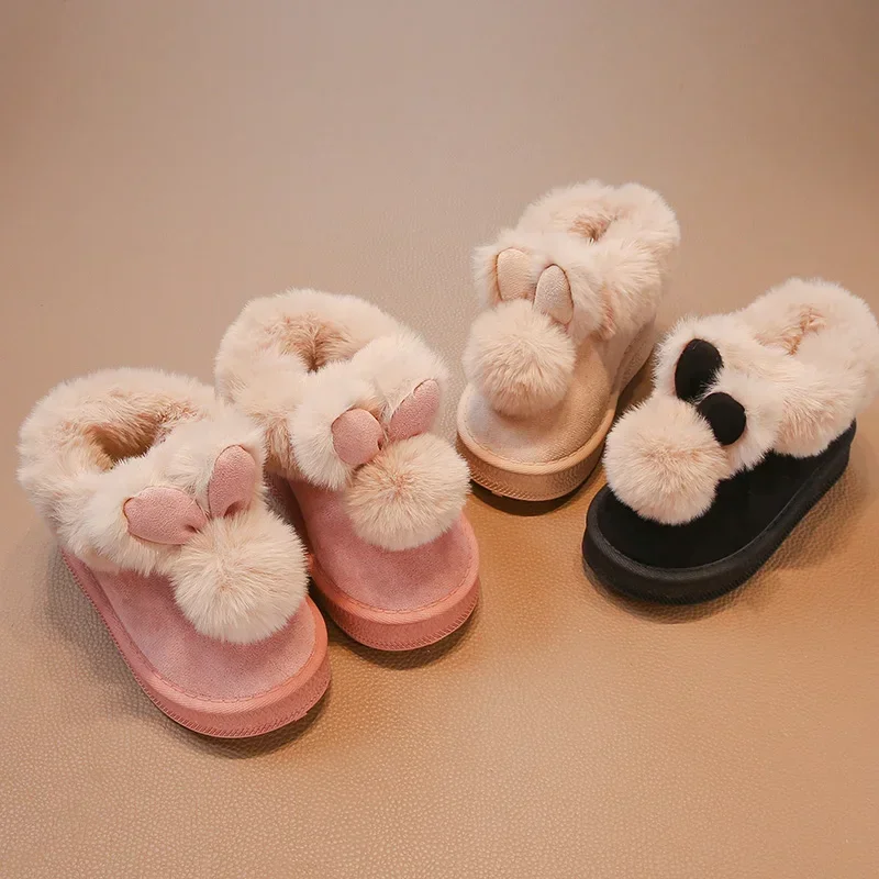 Children Snow Boots for Girls 2024 Winter New Fashion Korean Style Soft Bottom Anti-slippery Versatile Outside Cute Plush Shoes
Children Snow Boots for Girls 2024 Winter New Fashion Korean Style Soft Bottom Anti-slippery Versatile Outside Cute Plush Shoes