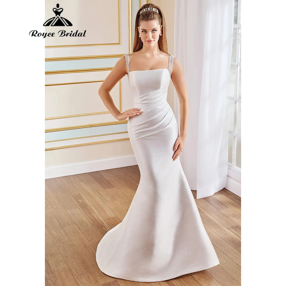 Roycebridal 2 в 1, атласное свадебное платье русалки, 2025 г., ремешок из бисера, квадратный вырез со съемным шлейфом, плиссированные платья для выпускного вечера по индивидуальному заказу
Roycebridal 2 в 1, атласное свадебное платье русалки, 2025 г., ремешок из бисера, квадратный вырез со съемным шлейфом, плиссированные платья для выпускного вечера по индивидуальному заказу