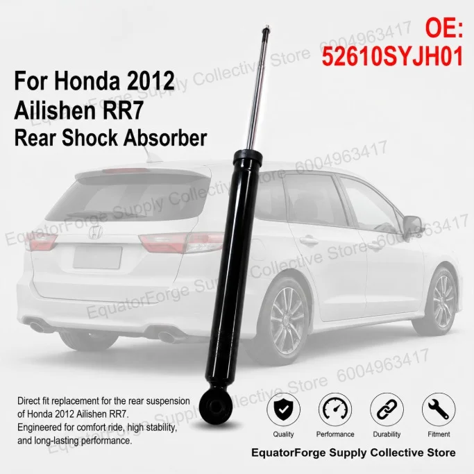 Comfort Ride Direct Fit High Stability Durable Stable Rear Shock Absorber for Honda 2012 Ailishen RR7 - OE 52610SYJH01
Comfort Ride Direct Fit High Stability Durable Stable Rear Shock Absorber for Honda 2012 Ailishen RR7 - OE 52610SYJH01