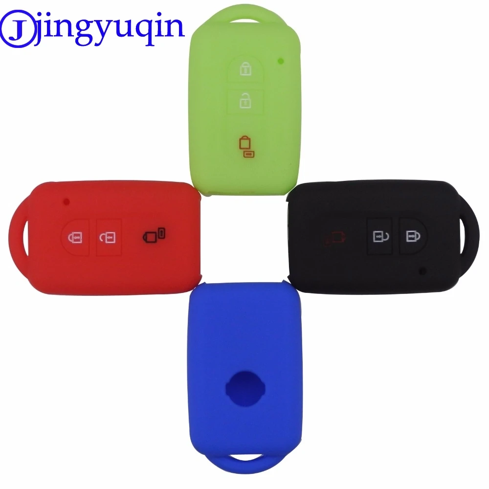 jingyuqin 10ps 3 Buttons Remote Car Key Silicone FOB Case Cover Shell Protect For Nissan Duke MICRA QASHQAI JUKE X-Trail NAVARA
jingyuqin 10ps 3 Buttons Remote Car Key Silicone FOB Case Cover Shell Protect For Nissan Duke MICRA QASHQAI JUKE X-Trail NAVARA