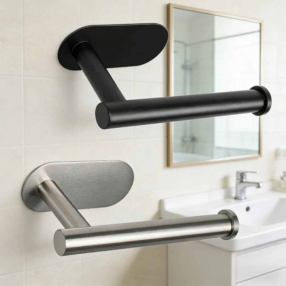 Self-adhesive wall rack SUS304 stainless steel non-punching, bathroom kitchen roll paper storage artifact
Self-adhesive wall rack SUS304 stainless steel non-punching, bathroom kitchen roll paper storage artifact