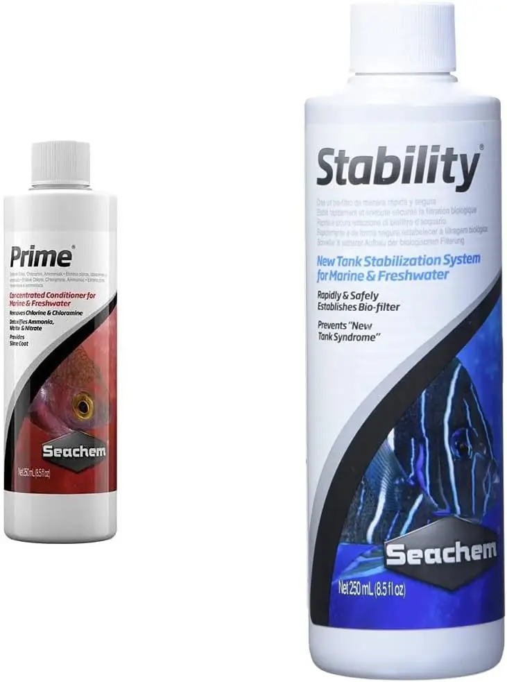 Seachem Prime Fresh and Saltwater Conditioner - Chemical Remover and Detoxifier 20L / 5.3 gal
Seachem Prime Fresh and Saltwater Conditioner - Chemical Remover and Detoxifier 20L / 5.3 gal