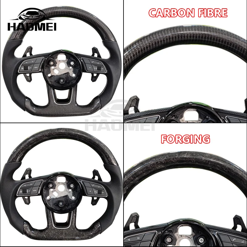 Для моделей Audi A4 B9 A3 8Y S3 S4 RS3 RS4 с кнопками и переключением передач Автомобильные аксессуары Рулевое колесо из углеродного волокна подходит
Для моделей Audi A4 B9 A3 8Y S3 S4 RS3 RS4 с кнопками и переключением передач Автомобильные аксессуары Рулевое колесо из углеродного волокна подходит