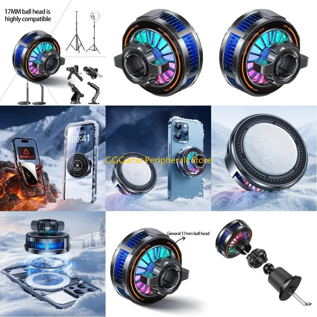 U55B Three Mode Ice Cooling Device 360 Rotation Coolers for Mobile Gaming
U55B Three Mode Ice Cooling Device 360 Rotation Coolers for Mobile Gaming