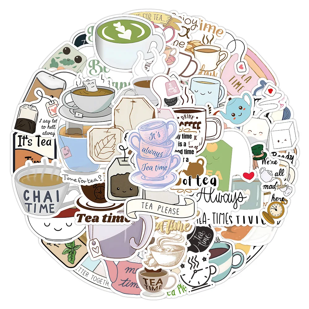 50PCS Cartoon Tea Time Personalized Graffiti Stickers Decorative Notebook Refrigerator Waterproof Stationery Kids Toys Gifts
50PCS Cartoon Tea Time Personalized Graffiti Stickers Decorative Notebook Refrigerator Waterproof Stationery Kids Toys Gifts