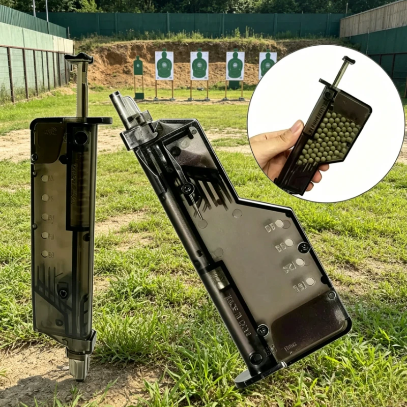 2026 New Arrival 100-Round Fast Loader Universal 6mm/7-8mm Plastic Quick Speed Loader Outdoor Paintball Sports Game Accessories
2026 New Arrival 100-Round Fast Loader Universal 6mm/7-8mm Plastic Quick Speed Loader Outdoor Paintball Sports Game Accessories