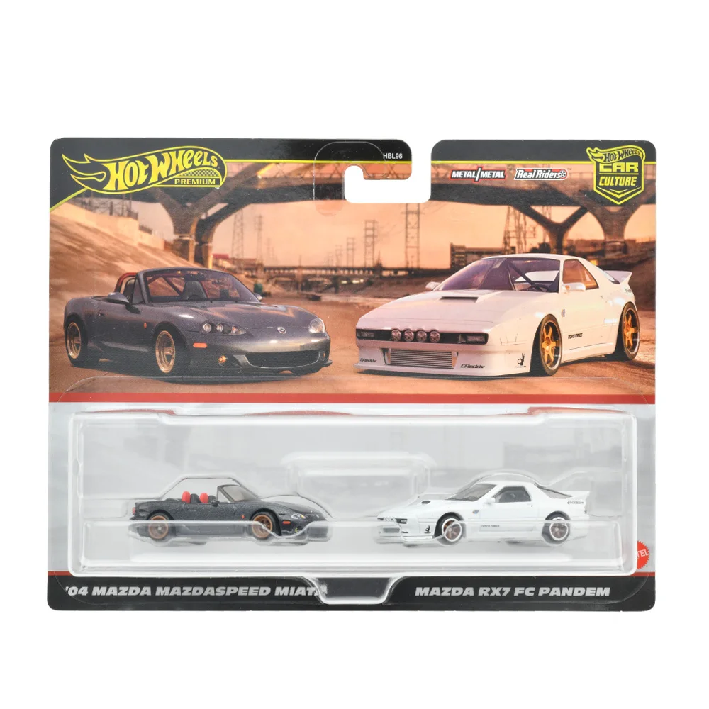 Hot Wheels Premium Collector Cars 04 Mazda Mazdaspeed Miata & Mazda RX7 FC Pandem HBL96-9C6L 1/64 Die-cast Toy Vehicles
Hot Wheels Premium Collector Cars 04 Mazda Mazdaspeed Miata & Mazda RX7 FC Pandem HBL96-9C6L 1/64 Die-cast Toy Vehicles