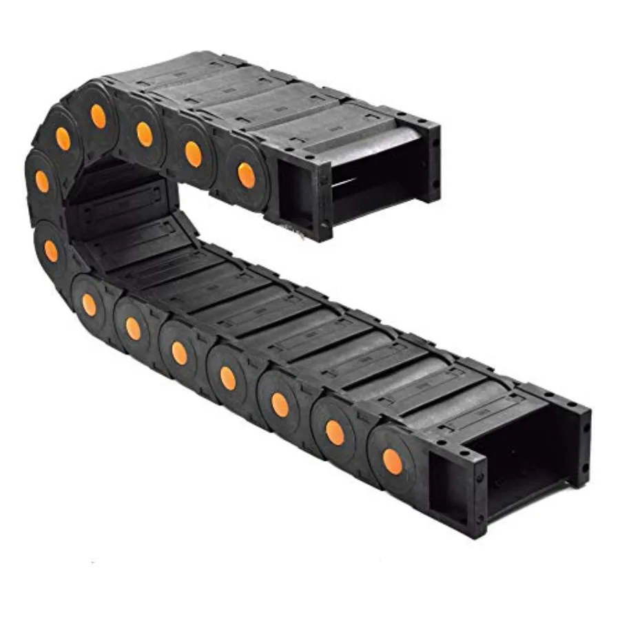 Plastic Drag Chain Cable Carrier Type with End Connectors R150 45 x 100mm L1000mm for Electrical CNC Router Machines
Plastic Drag Chain Cable Carrier Type with End Connectors R150 45 x 100mm L1000mm for Electrical CNC Router Machines