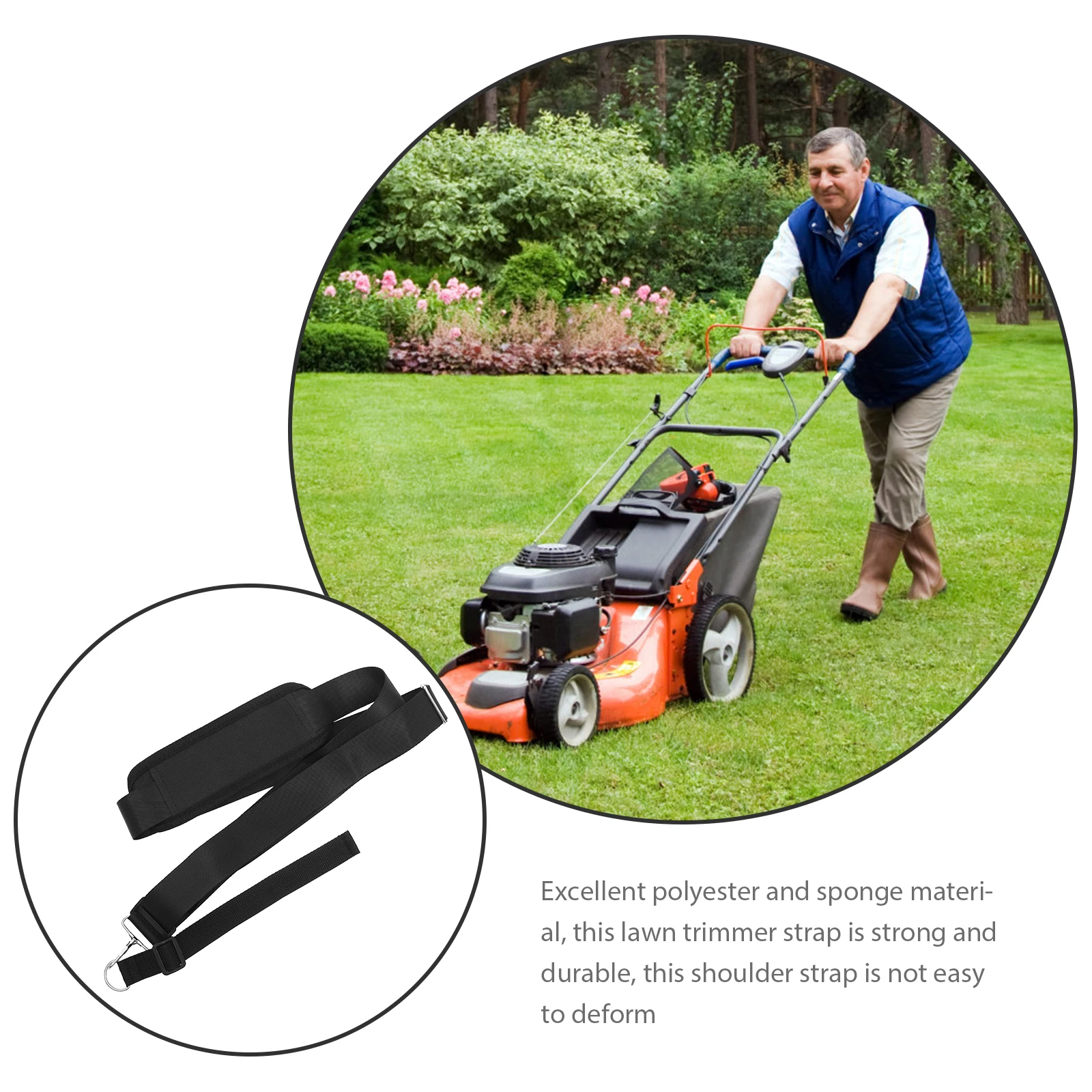 1pc Lawn Mower Shoulder Strap Adjustable Weeder Carrying Belts for Trimmer Removable Straps Grass Trimmer Carry Belt Wide Pads
1pc Lawn Mower Shoulder Strap Adjustable Weeder Carrying Belts for Trimmer Removable Straps Grass Trimmer Carry Belt Wide Pads
