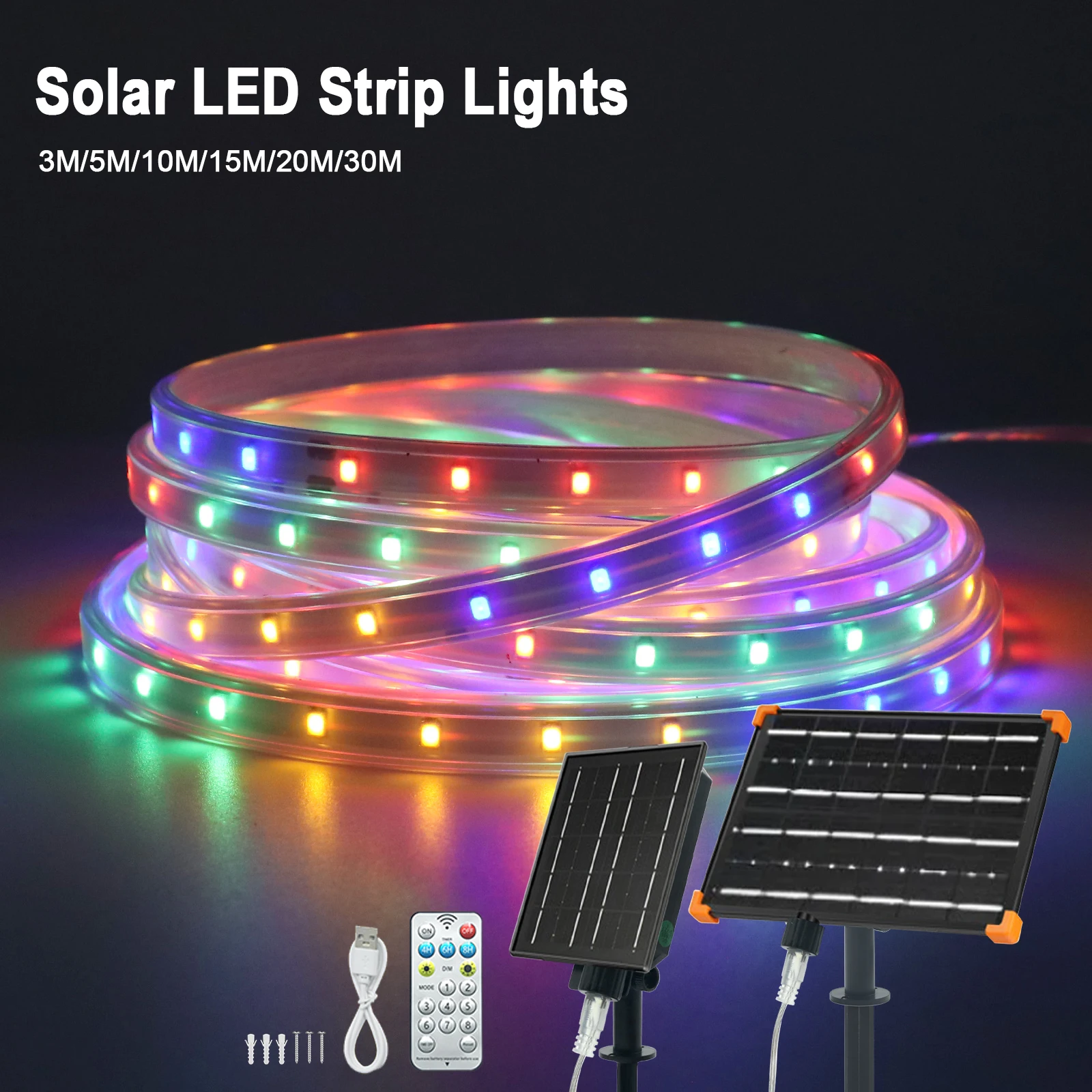 5V Solar LED Light Strip Waterproof 3M 5M 10M 20M 30M with Remote Control 320LEDs Flexible Ribbon Lamp High Density Garden Decor
5V Solar LED Light Strip Waterproof 3M 5M 10M 20M 30M with Remote Control 320LEDs Flexible Ribbon Lamp High Density Garden Decor