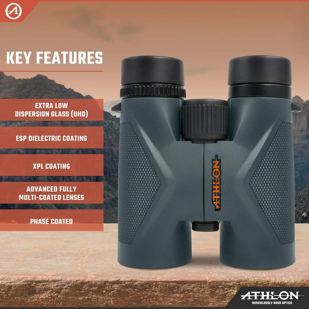 8x42 Midas UHD Gray Binoculars with ED Glass for Adults and Kids, High-Powered Binoculars for Hunting, Birdwatching, and More
8x42 Midas UHD Gray Binoculars with ED Glass for Adults and Kids, High-Powered Binoculars for Hunting, Birdwatching, and More