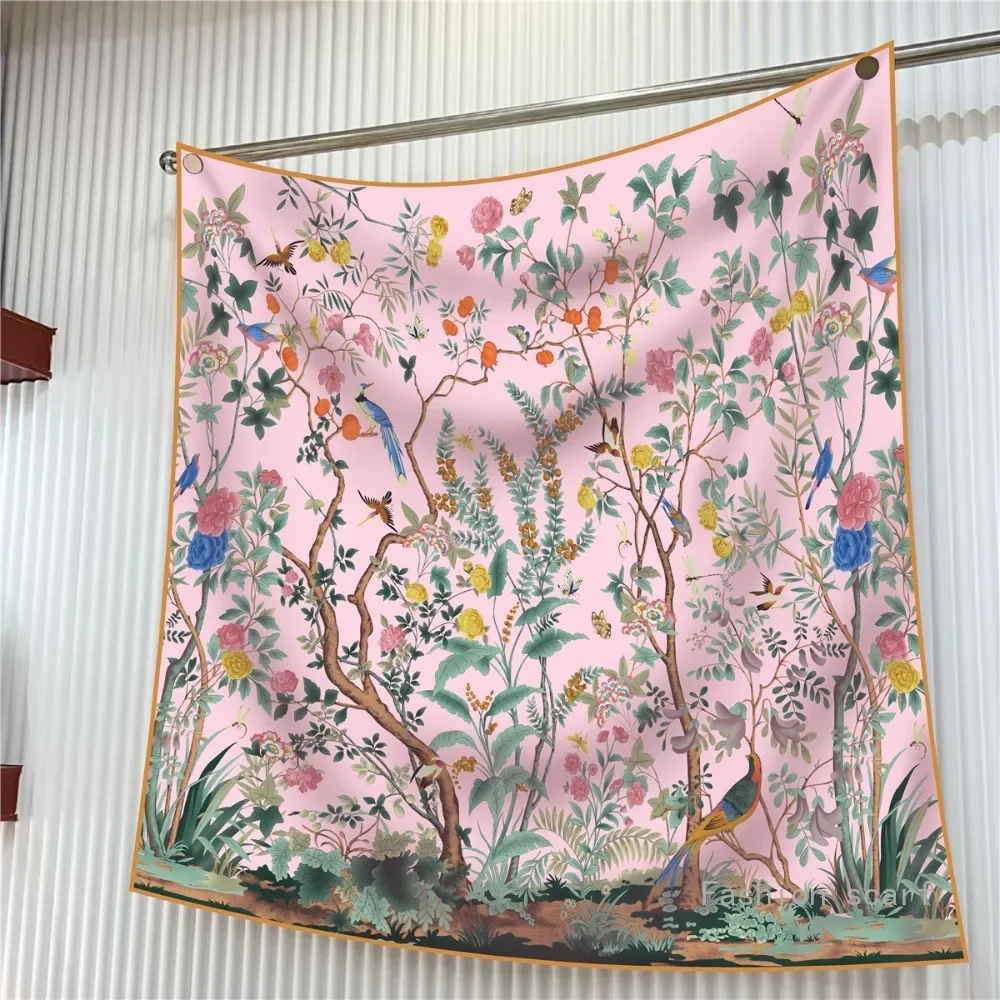 Versatile Headwear Bag Clothing And Accessories Square ScarfFrench Bird Jungle High-quality Twill Silk Travel Shawl Sunscreen
Versatile Headwear Bag Clothing And Accessories Square ScarfFrench Bird Jungle High-quality Twill Silk Travel Shawl Sunscreen