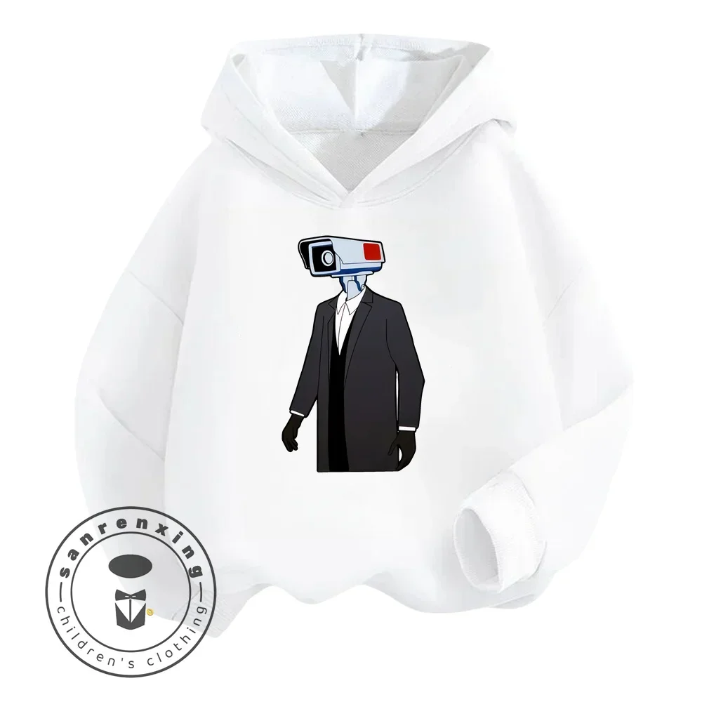 Spring and Autumn Seasons Network Animation Skibidi Toilet Cartoon Character Cameraman Print Design Children's Affordable Hoodie
Spring and Autumn Seasons Network Animation Skibidi Toilet Cartoon Character Cameraman Print Design Children's Affordable Hoodie