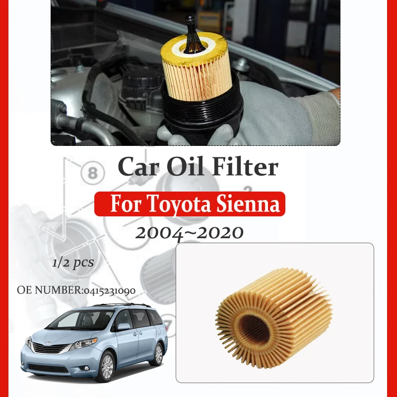 Car Fuel Filter Fit For Toyota Sienna XL20 XL30 2004~2020 0415231090 High Quality Paper Solvent Trap Oli Filter Auto Accessories
Car Fuel Filter Fit For Toyota Sienna XL20 XL30 2004~2020 0415231090 High Quality Paper Solvent Trap Oli Filter Auto Accessories