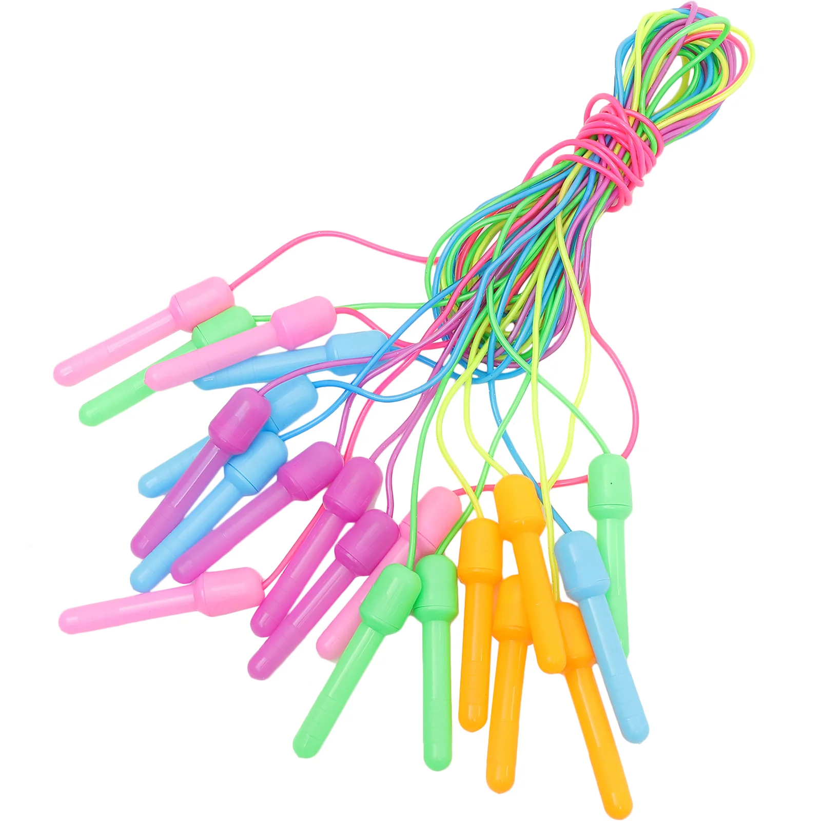 10 Pcs Children Jump Rope Adjustable Fitness Equipment for Training Fun Plastic Handle Counter Lightweight Toy
10 Pcs Children Jump Rope Adjustable Fitness Equipment for Training Fun Plastic Handle Counter Lightweight Toy