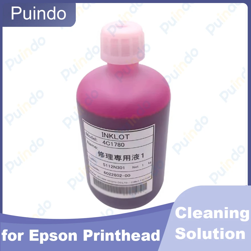 Оригинальный раствор для очистки печатающих головок для сервисного жидкого узла Epson
Оригинальный раствор для очистки печатающих головок для сервисного жидкого узла Epson
