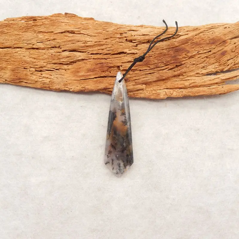 Opal Teardrop Pendant, Natural Multicolor Gemstone with Tree-Like Patterns for Artisanal Spiritual Jewelry 47x13x5mm-4.3g
Opal Teardrop Pendant, Natural Multicolor Gemstone with Tree-Like Patterns for Artisanal Spiritual Jewelry 47x13x5mm-4.3g