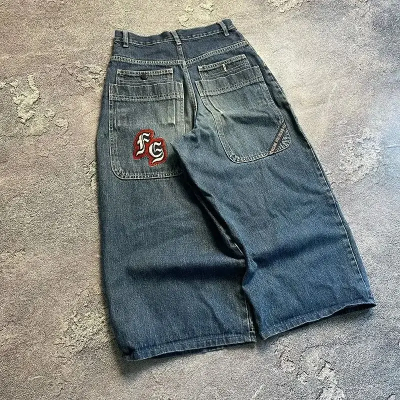 Y2K Harajuku хип-хоп уличная одежда с вышивкой букв свободные джинсы Bla женские модные эластичные зимние брюки из искусственной ткани
Y2K Harajuku хип-хоп уличная одежда с вышивкой букв свободные джинсы Bla женские модные эластичные зимние брюки из искусственной ткани