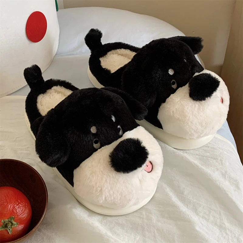Ugly Dog Cotton Slippers for Women Winter Wear Cute Cartoon Animal Home Slippers Casual Indoor Warm Furry Fluffy Slides Shoes
Ugly Dog Cotton Slippers for Women Winter Wear Cute Cartoon Animal Home Slippers Casual Indoor Warm Furry Fluffy Slides Shoes