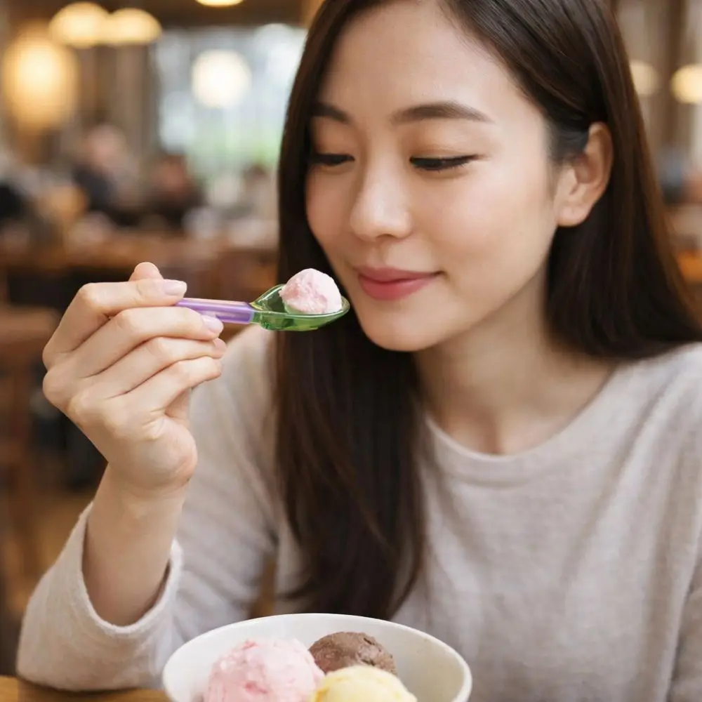Cute Style Colorful Glass Dessert Spoon Heat Cold Resistance INS Style Ice Cream Spoon Long Handle Coffee Spoon Yogurt Oatmeal
Cute Style Colorful Glass Dessert Spoon Heat Cold Resistance INS Style Ice Cream Spoon Long Handle Coffee Spoon Yogurt Oatmeal