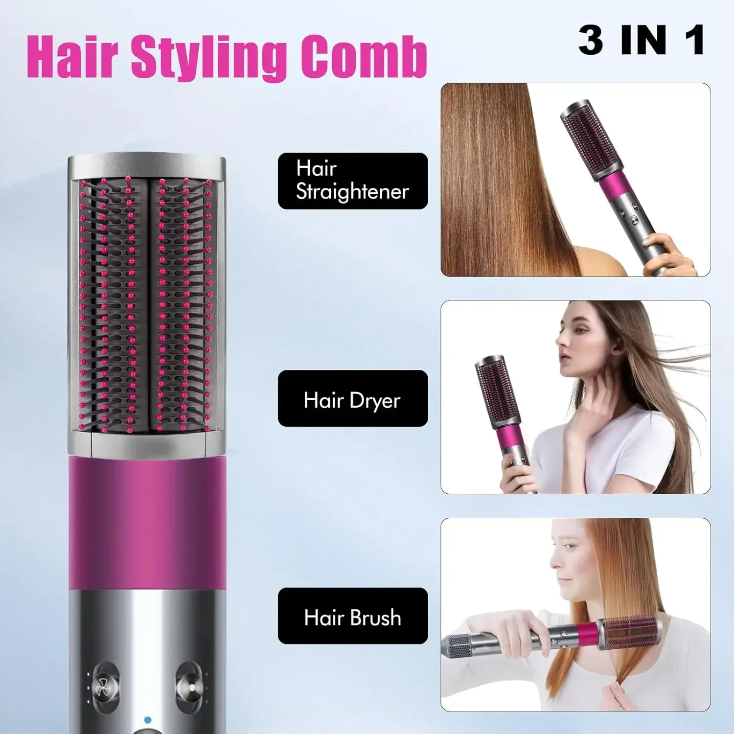 Для насадки для щетки Dyson Airwrap, щетка для выпрямления без нагрева для HS01/HS05, детская мягкая щетина для результатов гладкого и блестящего волос
Для насадки для щетки Dyson Airwrap, щетка для выпрямления без нагрева для HS01/HS05, детская мягкая щетина для результатов гладкого и блестящего волос
