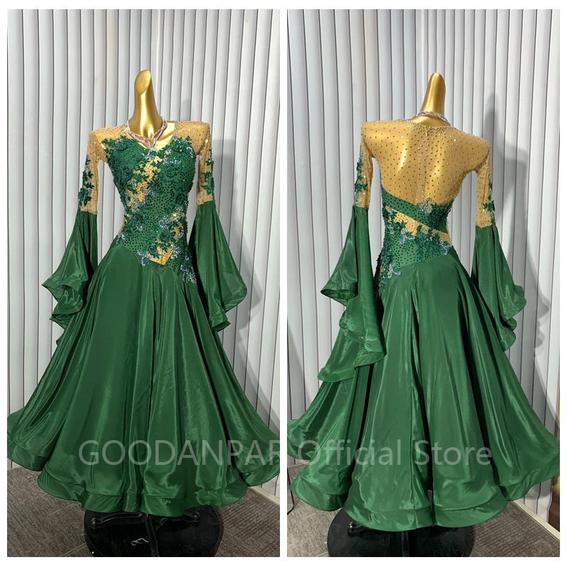 GOODANPAR ballroom dance dress Royal blue Standard Ballroom Dance Dress for Competition Costume green
GOODANPAR ballroom dance dress Royal blue Standard Ballroom Dance Dress for Competition Costume green