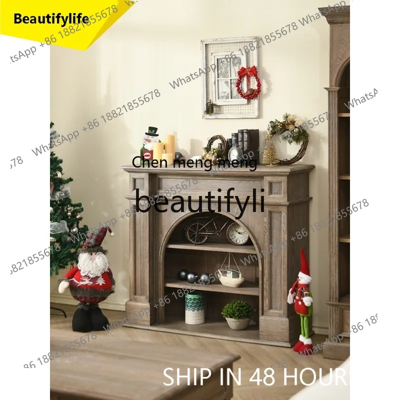 E1001 ss Wooden Fireplace Mantel Decorative Cabinet Living Room Entryway Storage Rack Vintage Japanese Style Storage Cabinet
E1001 ss Wooden Fireplace Mantel Decorative Cabinet Living Room Entryway Storage Rack Vintage Japanese Style Storage Cabinet