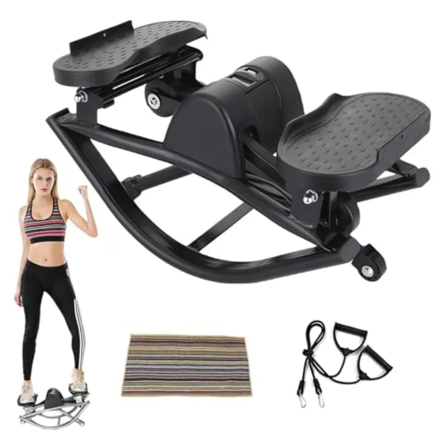 Rock Fitness Stepper for Exercise at Home, 2026 New U-Shaped Rock Stepper 2.0 with Digital Display, 330 lbs Capacity, Workout M
Rock Fitness Stepper for Exercise at Home, 2026 New U-Shaped Rock Stepper 2.0 with Digital Display, 330 lbs Capacity, Workout M