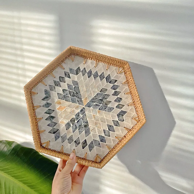 Nordic Hexagon Tray Multi-Purpose Snack Jewelry Organizer Boho Coffee Table Decor Coastal Breakfast Tray Unique Storage Dish
Nordic Hexagon Tray Multi-Purpose Snack Jewelry Organizer Boho Coffee Table Decor Coastal Breakfast Tray Unique Storage Dish