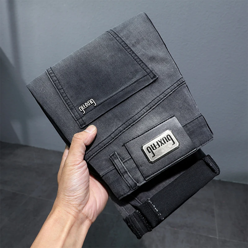 Black Gray Jeans Men's Slim Fit Feet2024New Spring and Summer Trends Stretch High-End Affordable Luxury Long Pants
Black Gray Jeans Men's Slim Fit Feet2024New Spring and Summer Trends Stretch High-End Affordable Luxury Long Pants