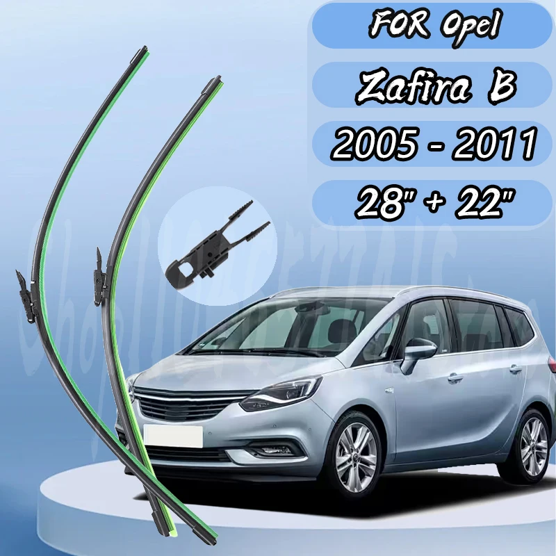 For Opel Zafira B 2005 - 2011 Windshield Windscreen Window Brushes 28"+22" Front Wiper Blades Silent upgrade
For Opel Zafira B 2005 - 2011 Windshield Windscreen Window Brushes 28"+22" Front Wiper Blades Silent upgrade
