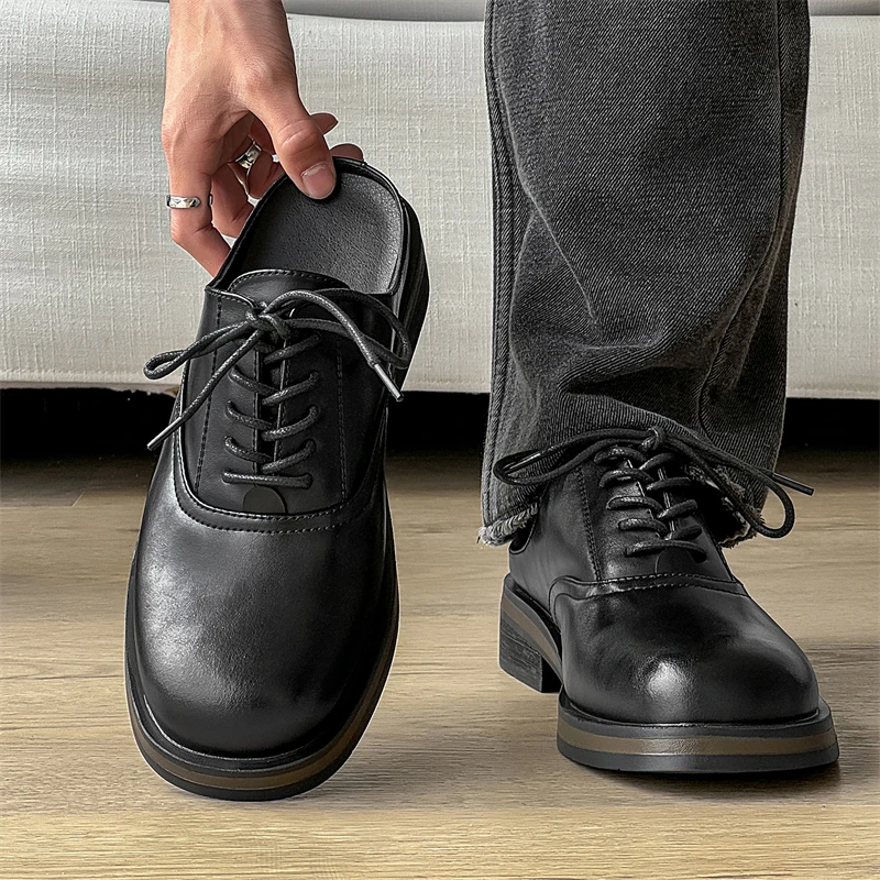 Summer Hot Selling Men's Slippers Thick Soles Massage Soles Men's Leather Casual Shoes Versatile High-quality Loafers for Daily
Summer Hot Selling Men's Slippers Thick Soles Massage Soles Men's Leather Casual Shoes Versatile High-quality Loafers for Daily