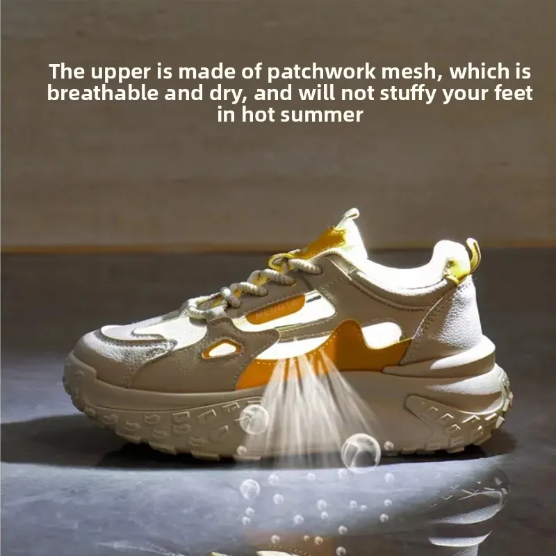 Women Summer Comfortable Sneakers Thick Soled Anti-slip Running Shoes Casual Hollow Out women Breathable Sports Footwear
Women Summer Comfortable Sneakers Thick Soled Anti-slip Running Shoes Casual Hollow Out women Breathable Sports Footwear
