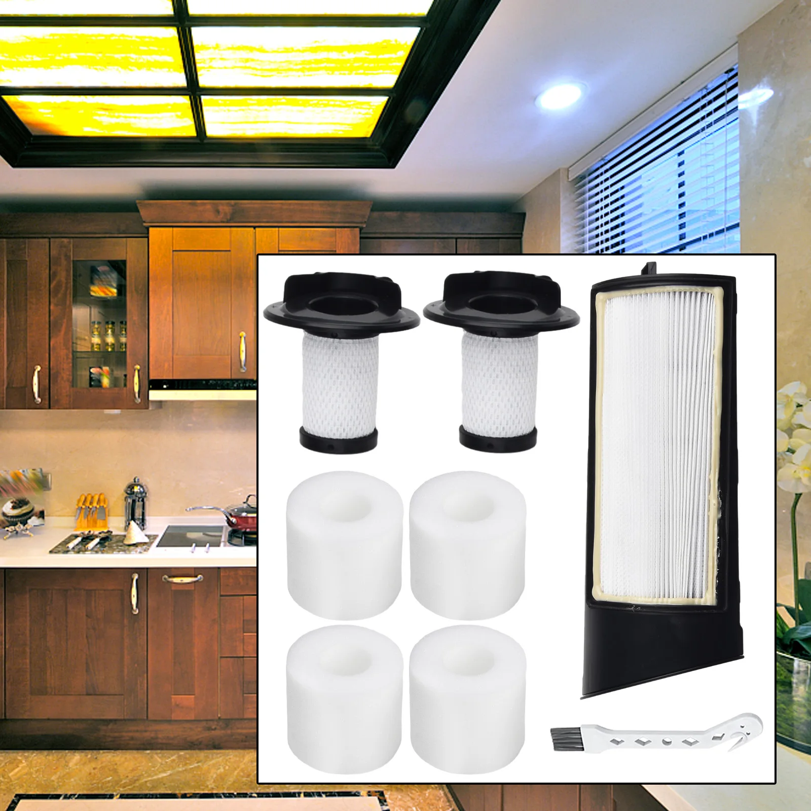 Long Filter Screen Optimal Dust and Allergen Filtration Filters Replacement for Shark ICZ362H / IC160 / IC162 Cordless Vacuum 
Long Filter Screen Optimal Dust and Allergen Filtration Filters Replacement for Shark ICZ362H / IC160 / IC162 Cordless Vacuum