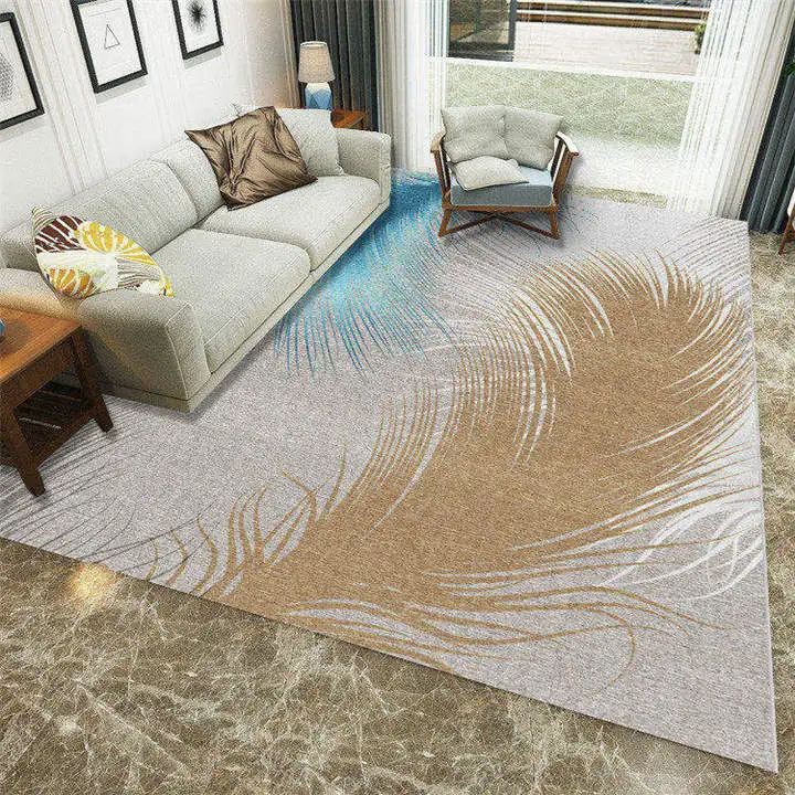 3D Luxury Feather Printed Carpets Home Living Room Coffee Table Floor Mats Bedroom Bedside Foot Pad Kitchen Non-slip Floor Mat
3D Luxury Feather Printed Carpets Home Living Room Coffee Table Floor Mats Bedroom Bedside Foot Pad Kitchen Non-slip Floor Mat