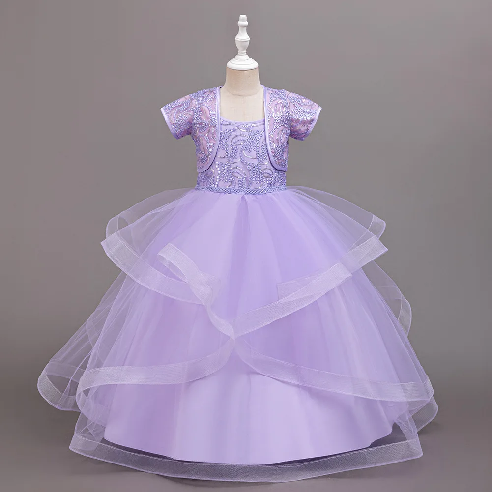 Children's Dress Princess Dress Flower Girl Wedding Dress Birthday Party Performance Dress Two Piece Set
Children's Dress Princess Dress Flower Girl Wedding Dress Birthday Party Performance Dress Two Piece Set