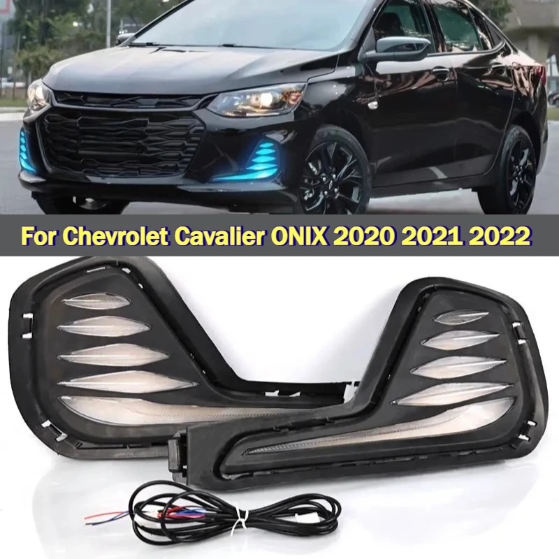 Дневные ходовые огни (ДХО) для Chevrolet Cavalier ONIX 2020 2021 2022, светодиодные динамические указатели поворота, передние противотуманные фары, модификация
Дневные ходовые огни (ДХО) для Chevrolet Cavalier ONIX 2020 2021 2022, светодиодные динамические указатели поворота, передние противотуманные фары, модификация