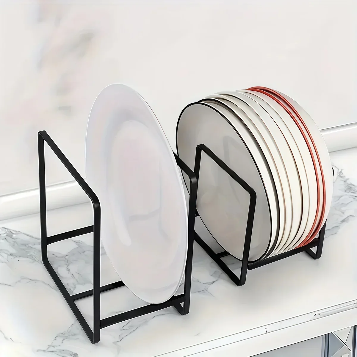 1pc kitchen cabinet plate storage countertop dish rack drawer dinner plate partition drain rack layered Household storage rack
1pc kitchen cabinet plate storage countertop dish rack drawer dinner plate partition drain rack layered Household storage rack