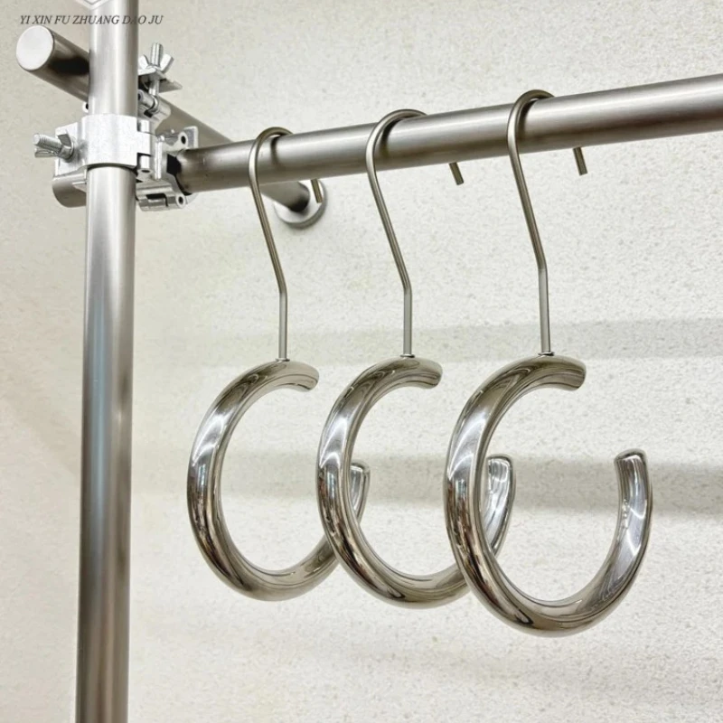 Stainless Steel Multi Functional Hook Heavy Duty Hanger Organizer Adjustable Wall Display Rack for Boutique Store Package
Stainless Steel Multi Functional Hook Heavy Duty Hanger Organizer Adjustable Wall Display Rack for Boutique Store Package